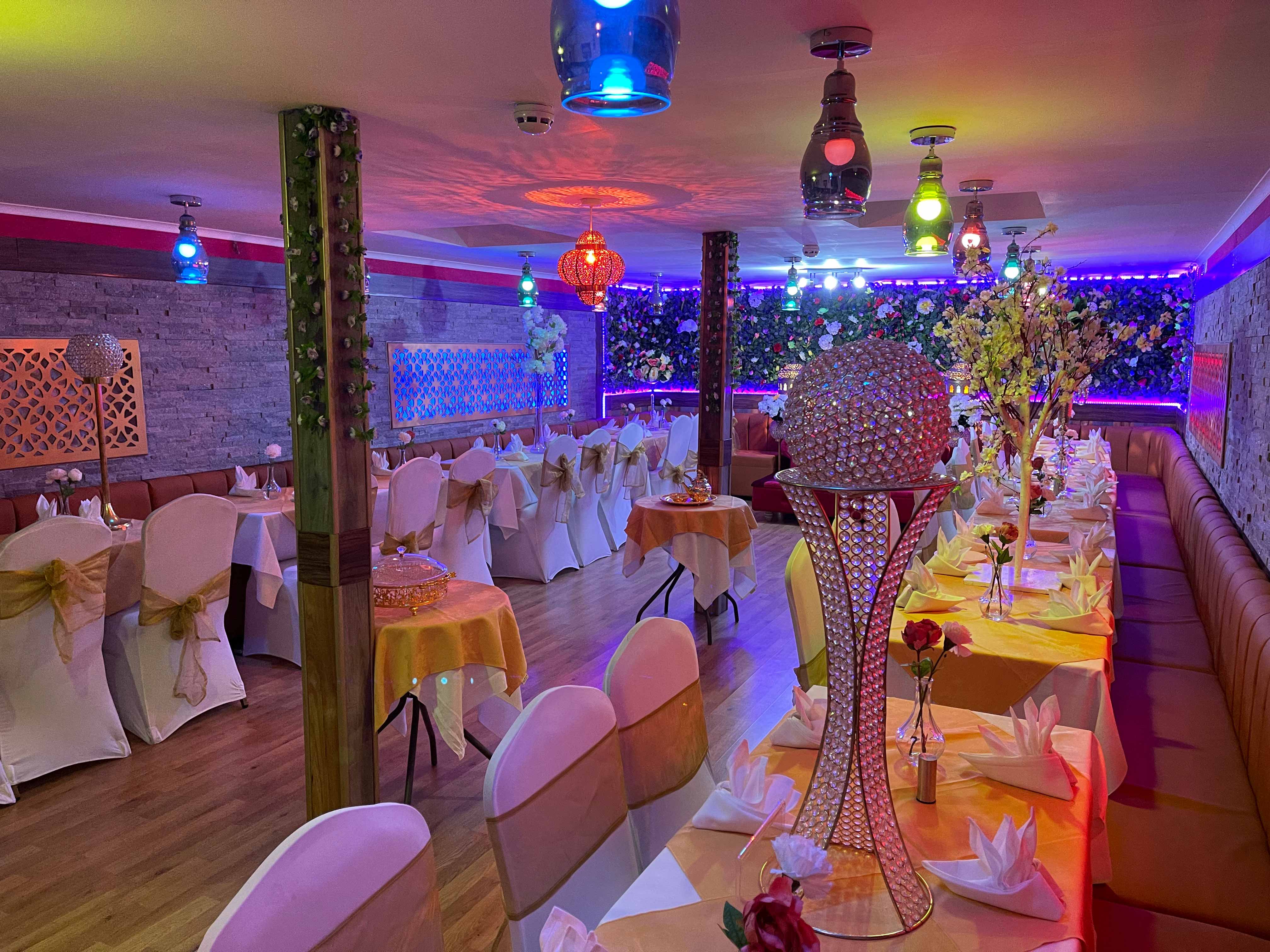 Colorful Restaurant Decor